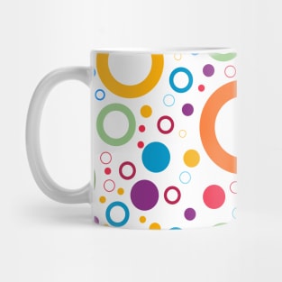 colorful circles Mug